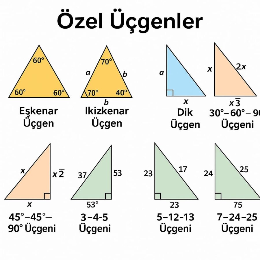 Üçgen Çeşitleri Kaçtır? Kısa ve Net Anlatım [2026] - Kapak Görseli